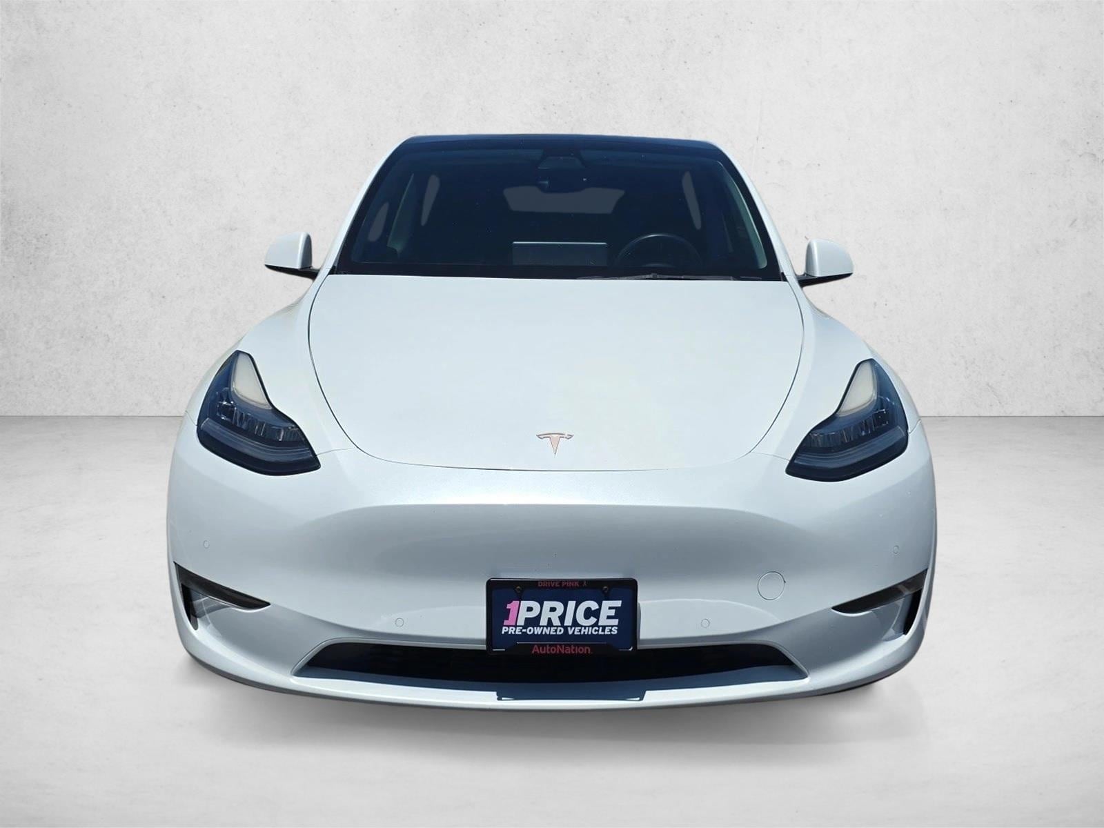 Used 2022 Tesla Model Y Long Range with VIN 7SAYGDEE6NF386994 for sale in Houston, TX