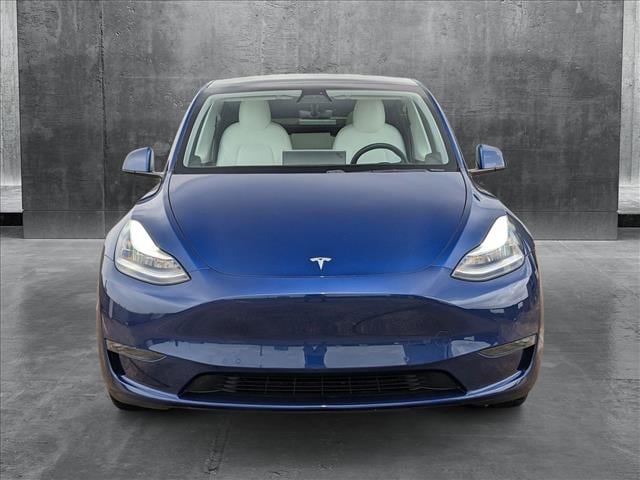 Used 2020 Tesla Model Y Long Range with VIN 5YJYGDEE3LF034207 for sale in Houston, TX