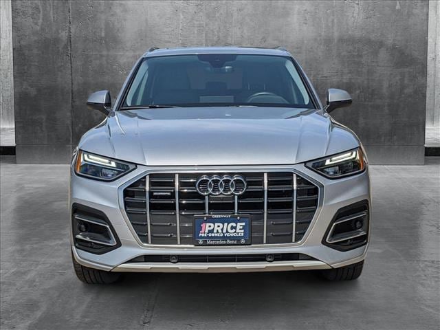 Used 2021 Audi Q5 Premium Plus with VIN WA1BAAFY8M2103695 for sale in Houston, TX