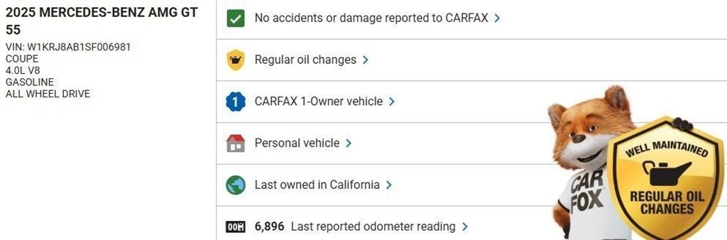 Certified 2025 Mercedes-Benz AMG GT 4MATIC Coupe