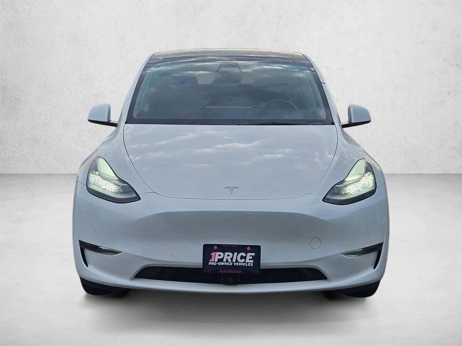 Used 2022 Tesla Model Y Long Range with VIN 7SAYGDEE1NA009695 for sale in Houston, TX