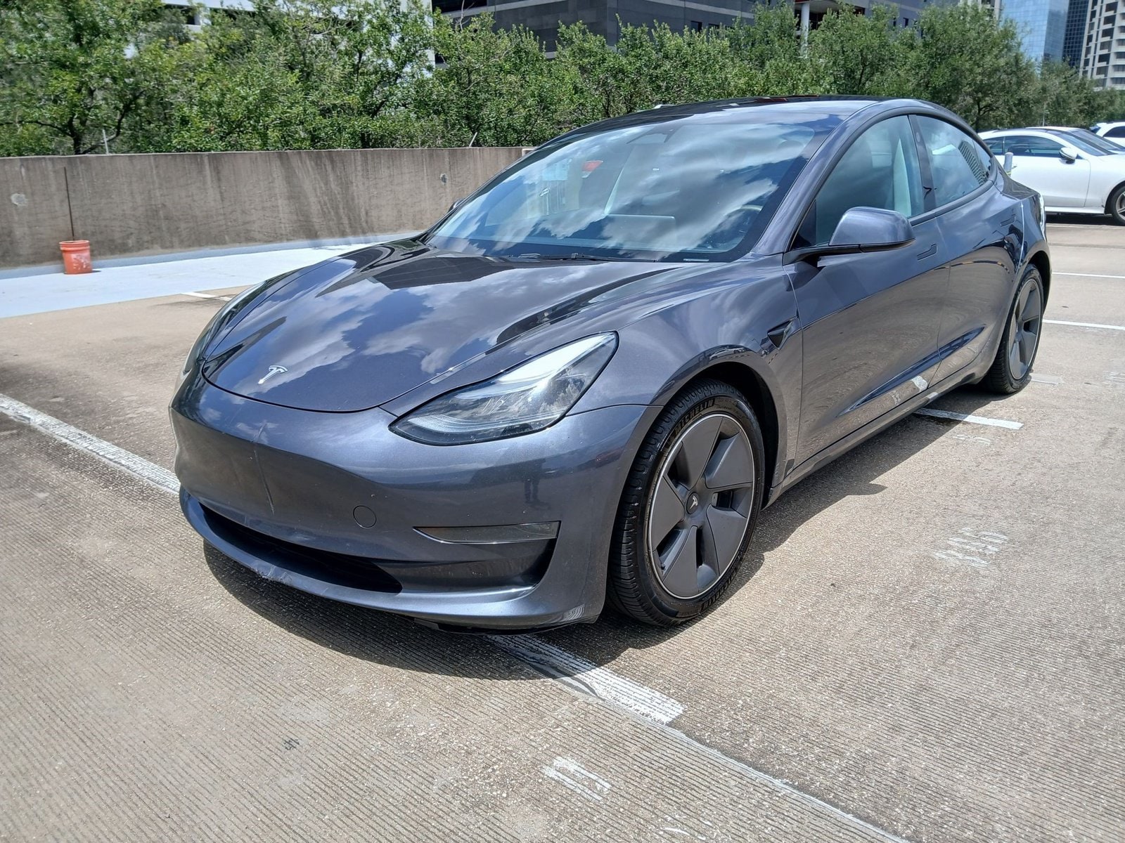 Used 2023 Tesla Model 3 Base with VIN 5YJ3E1EA6PF682593 for sale in Houston, TX