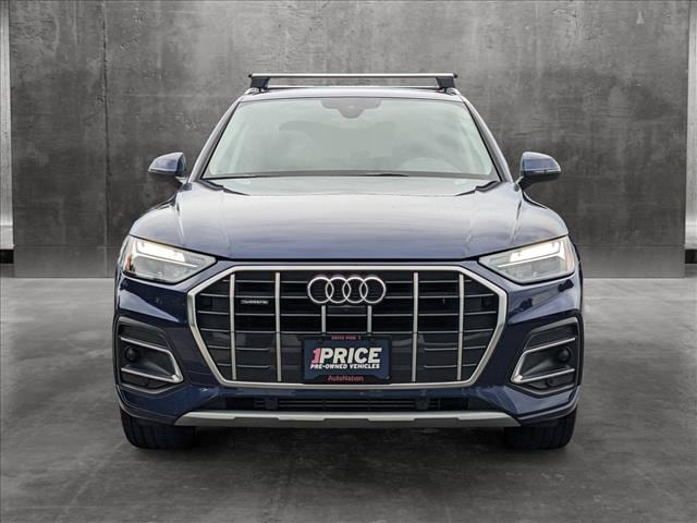 Used 2021 Audi Q5 Premium Plus with VIN WA1BAAFY7M2021277 for sale in Houston, TX