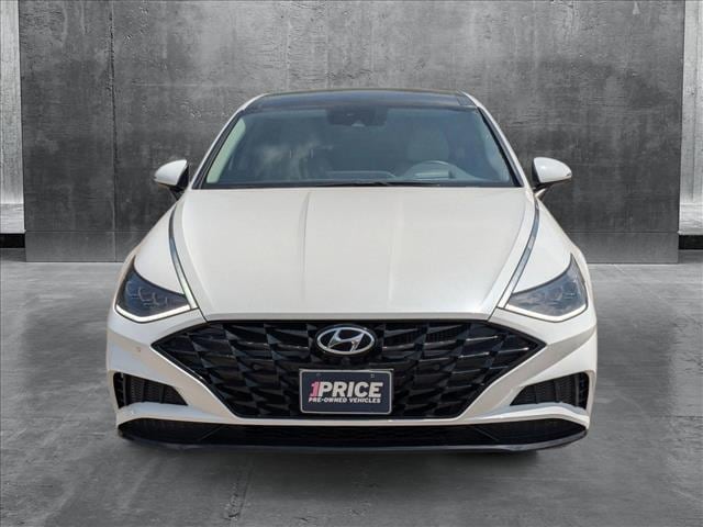 Used 2022 Hyundai Sonata Limited with VIN KMHL34J23NA212593 for sale in Houston, TX