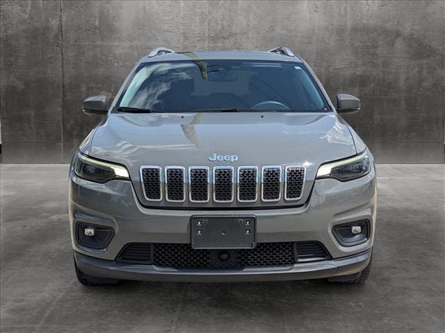 Used 2021 Jeep Cherokee Latitude Plus with VIN 1C4PJLLB1MD168593 for sale in Houston, TX