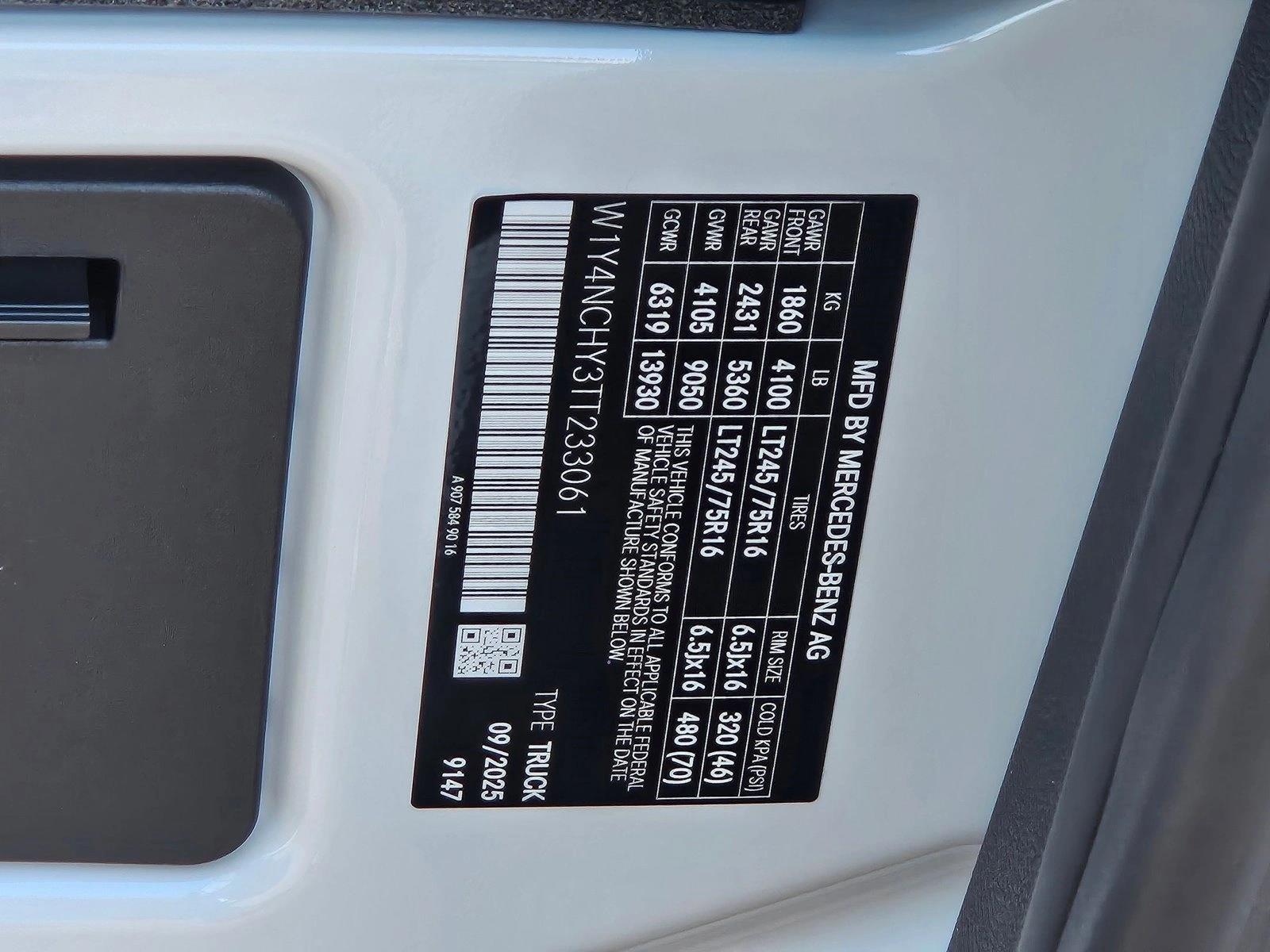 2026 Mercedes-Benz Sprinter Cargo Van Base - Photo 18