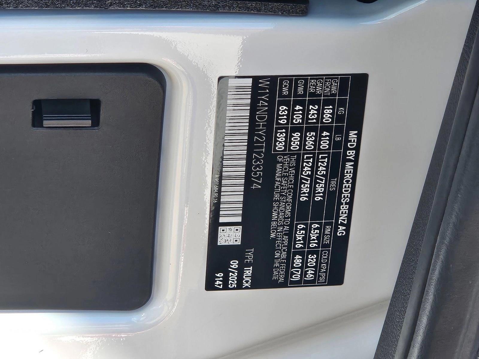 2026 Mercedes-Benz Sprinter Cargo Van Base - Photo 18