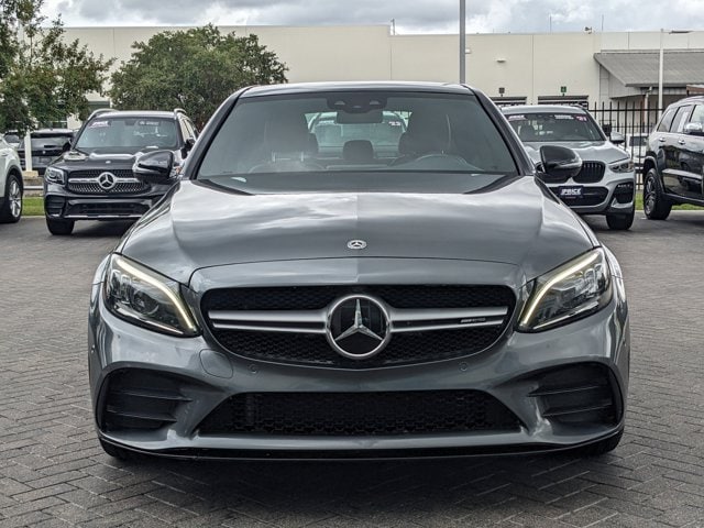 Certified 2020 Mercedes-Benz C-Class Sedan AMG C43 with VIN W1KWF6EB5LR595472 for sale in Houston, TX