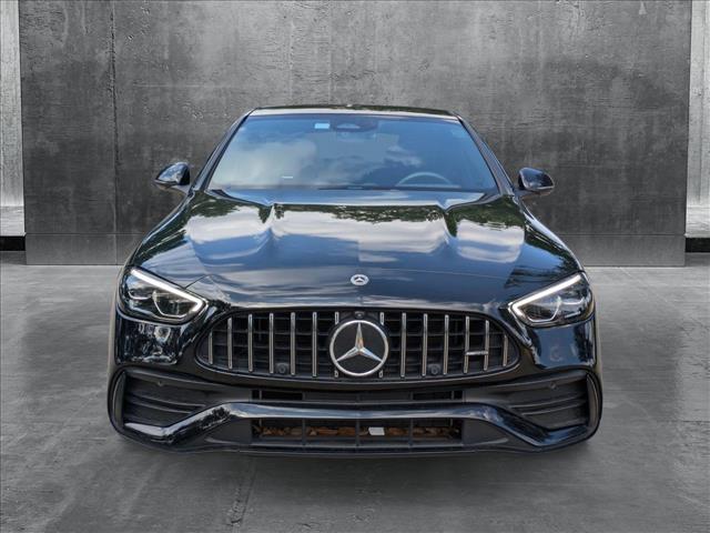 Used 2023 Mercedes-Benz C-Class Sedan AMG C43 with VIN W1KAF8HB3PR098556 for sale in Houston, TX