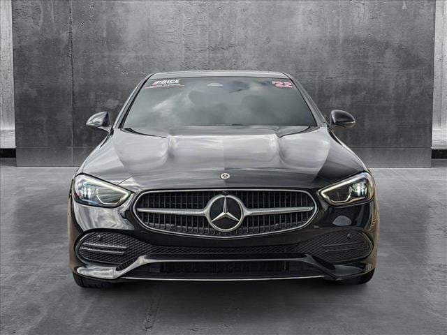 Certified 2022 Mercedes-Benz C-Class Sedan C 300 with VIN W1KAF4HB5NR052569 for sale in Houston, TX