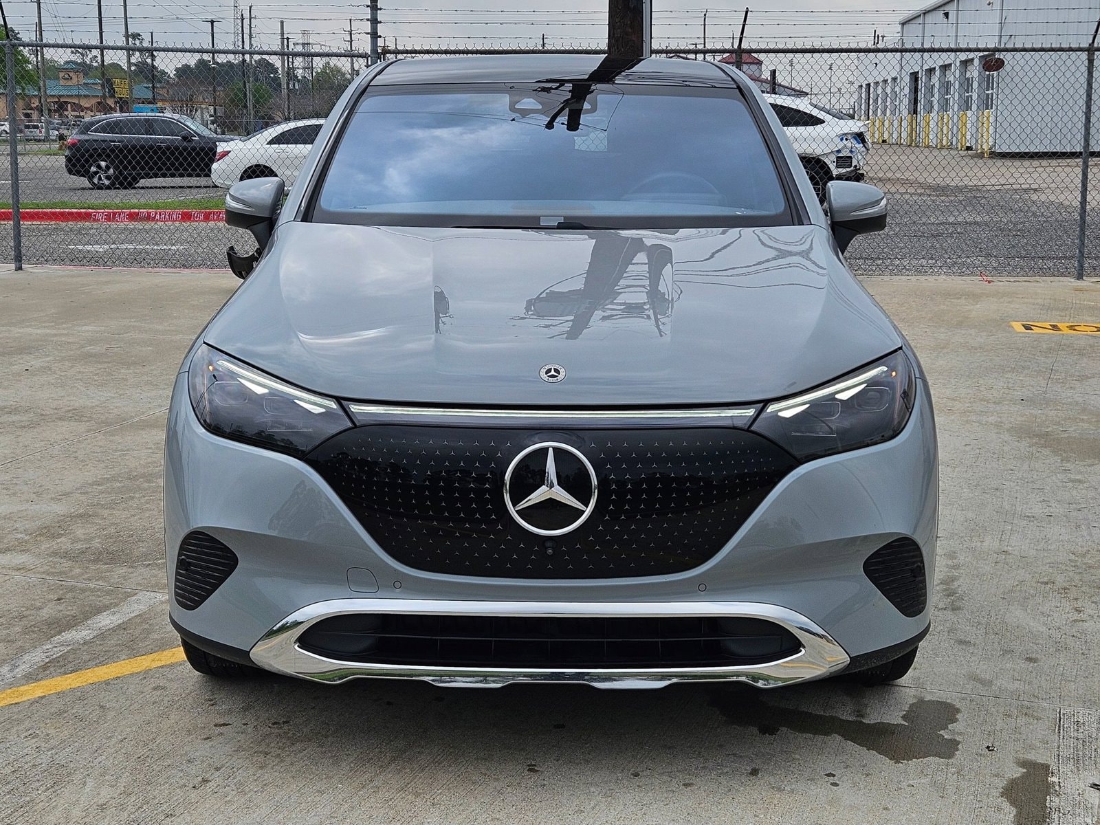 Certified 2025 Mercedes-Benz EQE SUV Base with VIN 4JGGM1CB5SA063299 for sale in Houston, TX