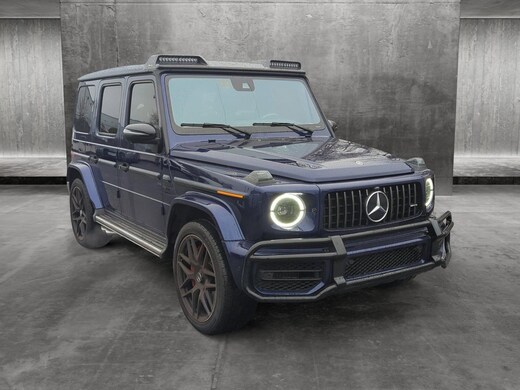 This 2020 Mercedes-Benz G63 in Mystic Blue is sure to turn heads