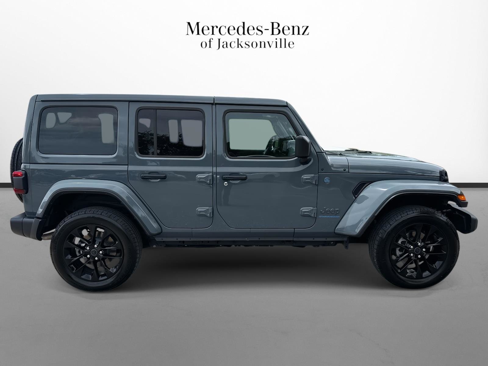 Used 2025 Jeep Wrangler 4xe Sahara 4XE with VIN 1C4RJXP6XSW586083 for sale in Jacksonville, FL