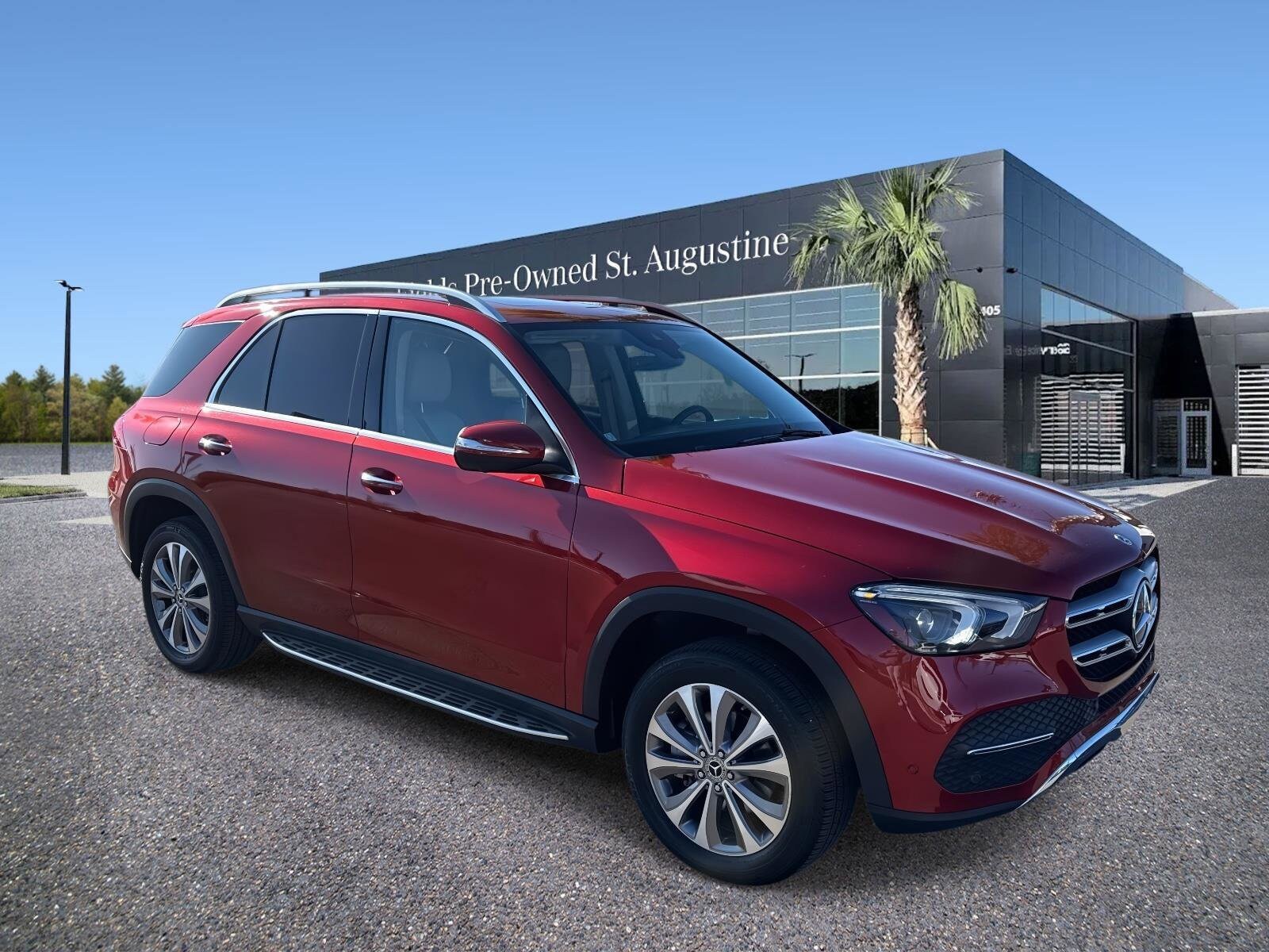 Cardinal Red 2022 Mercedes-Benz GLE 350 RWD SUV / Crossover Rear-Wheel Drive Automatic