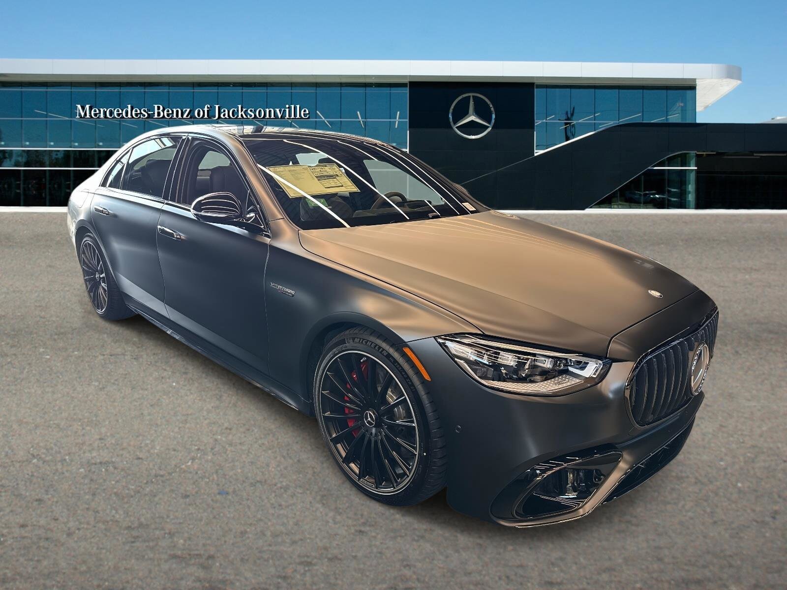 Gray (Graphite Grey) 2026 Mercedes-Benz S-Class AMG S 63 E Performance 4MATIC Sedan All-Wheel Drive Automatic