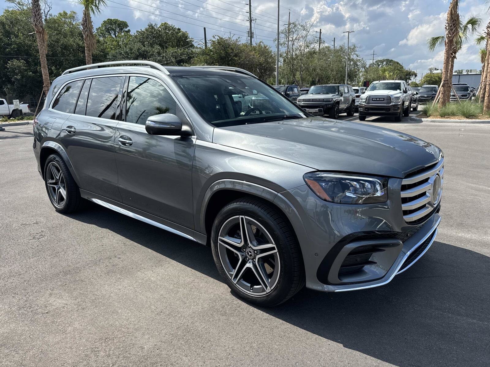 Gray (Selenite Grey) 2026 Mercedes-Benz GLS SUV / Crossover All-Wheel Drive Automatic
