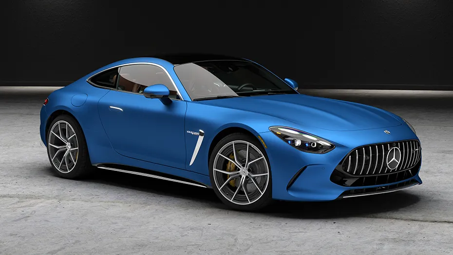 2025 Mercedes-AMG® GT 55 Blue Display