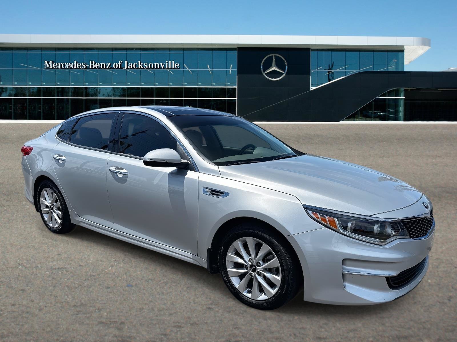 Sparkling Silver 2016 Kia Optima Sedan Front-Wheel Drive Automatic