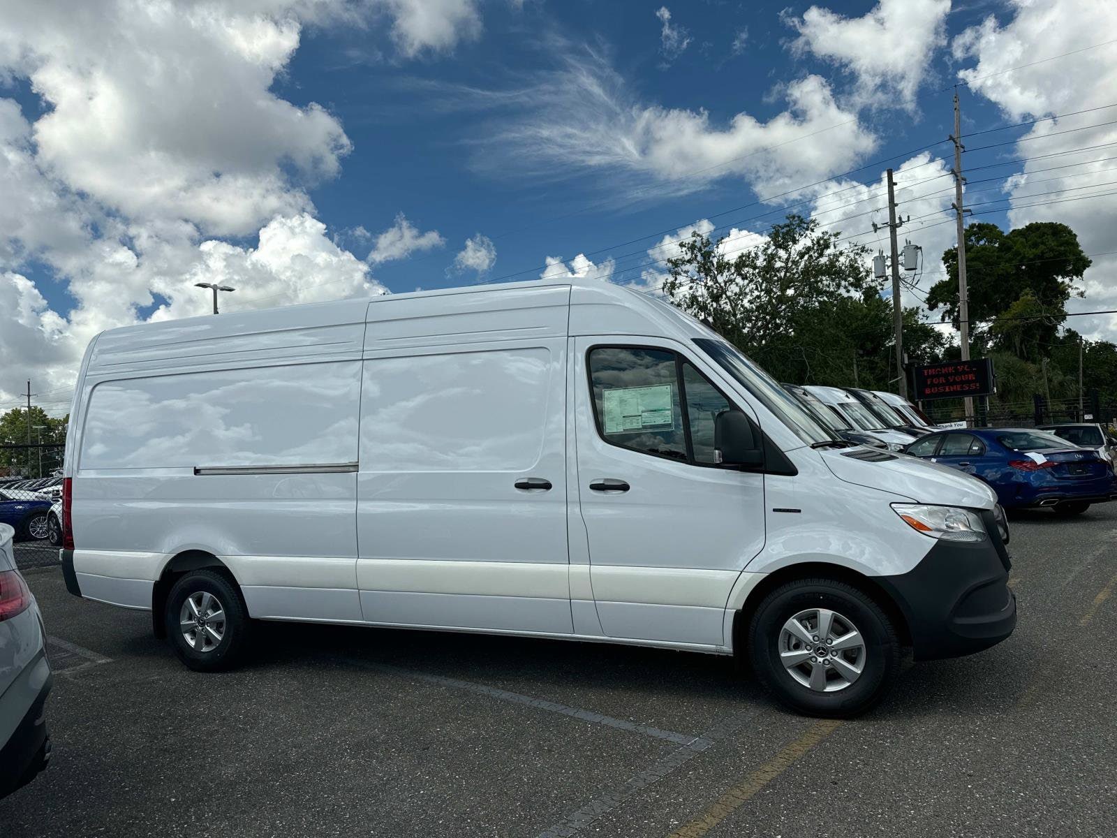 Used 2024 Mercedes-Benz Sprinter Cargo Van Base with VIN W1Y4VCHY6RT182986 for sale in Jacksonville, FL