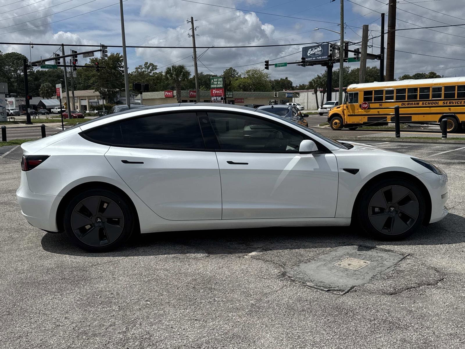 Used 2023 Tesla Model 3 Base with VIN 5YJ3E1EA6PF517191 for sale in Jacksonville, FL