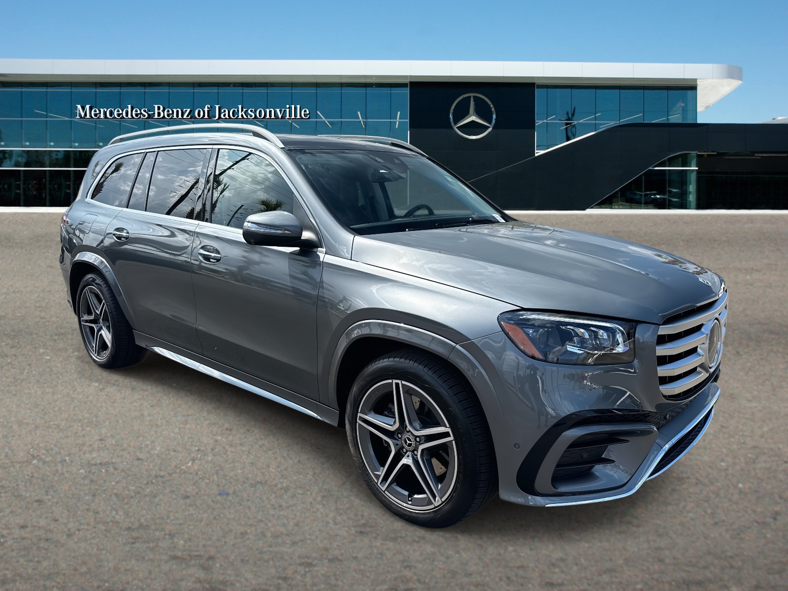 Gray (Selenite Grey) 2026 Mercedes-Benz GLS SUV / Crossover All-Wheel Drive Automatic