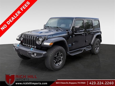 Featured used 2022 Jeep Wrangler Unlimited 4xe Rubicon SUV for sale in Kingsport, TN