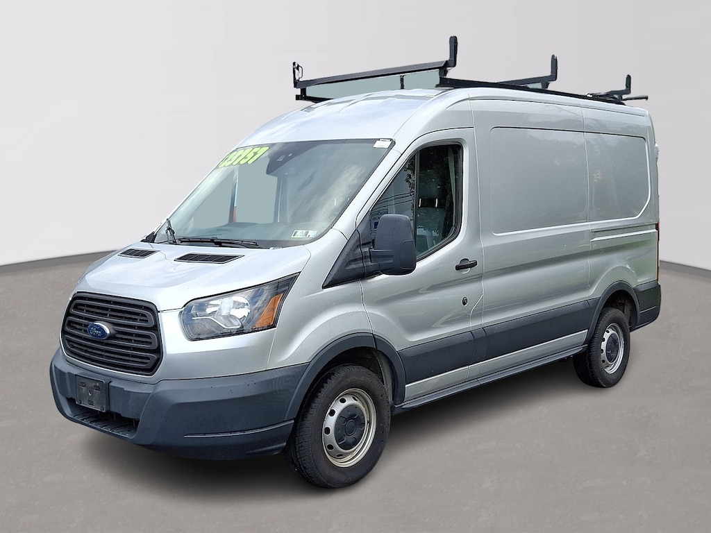 Used 2017 Ford Transit-250 Base w/Sliding Pass-Side Cargo-Door Van Medium Roof Cargo Van