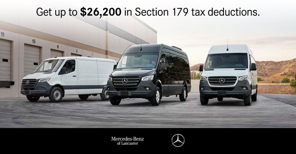 section 179 deductions for sprinter vans