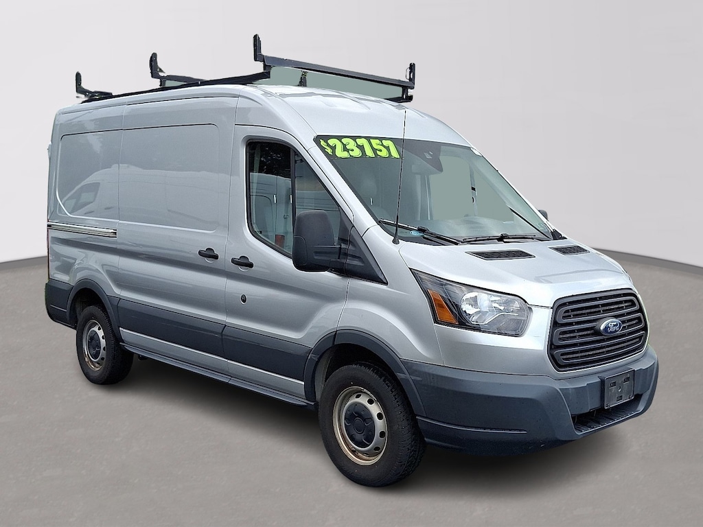 Used 2017 Ford Transit-250 Base w/Sliding Pass-Side Cargo-Door Van Medium Roof Cargo Van