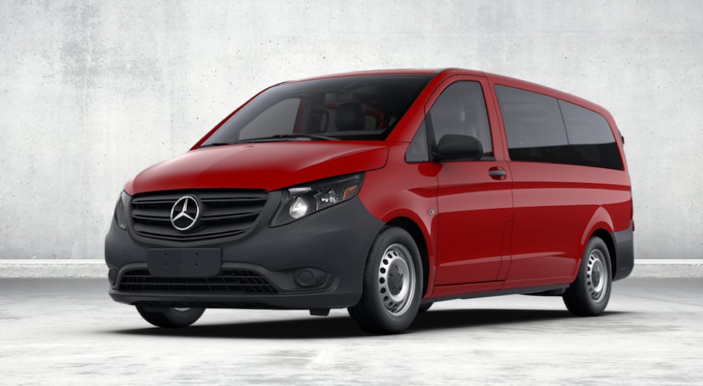 A red 2024 Mercedes-Benz Metris for sale near West Chester.