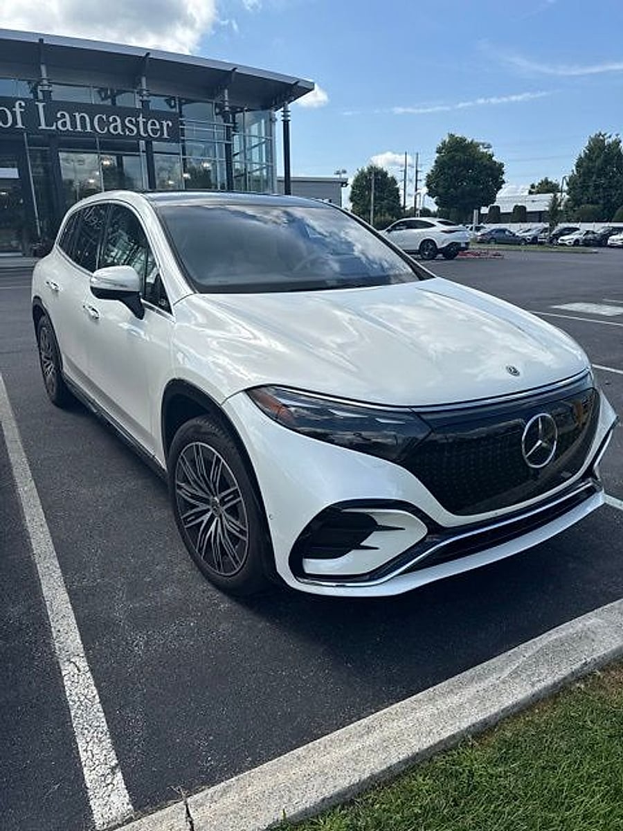 Certified 2023 Mercedes-Benz EQS SUV Base with VIN 4JGDM4EB2PA018796 for sale in East Petersburg, PA