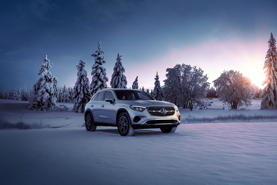  2026 Mercedes GLC 300 in the snow