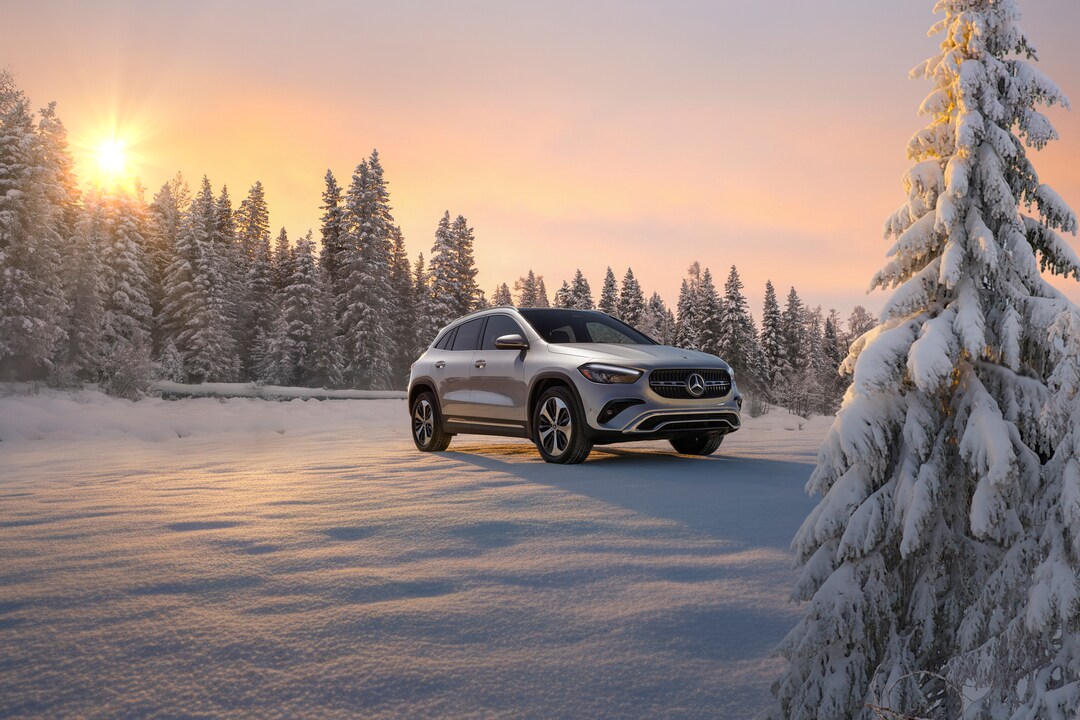 2026 Mercedes-Benz GLE 250 in snow