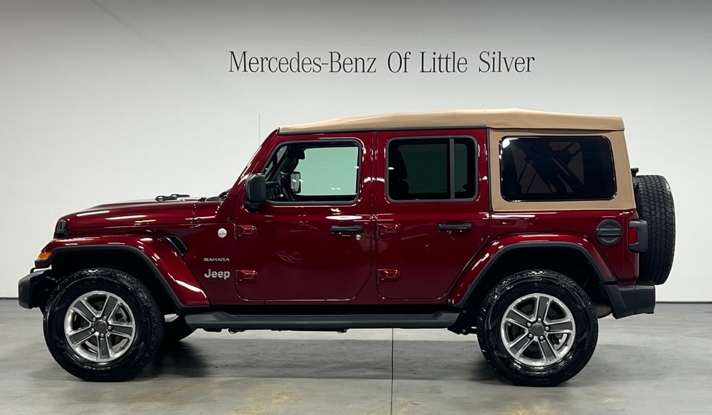 Used 2021 Jeep Wrangler Unlimited Sahara with VIN 1C4HJXEG2MW731000 for sale in Little Silver, NJ