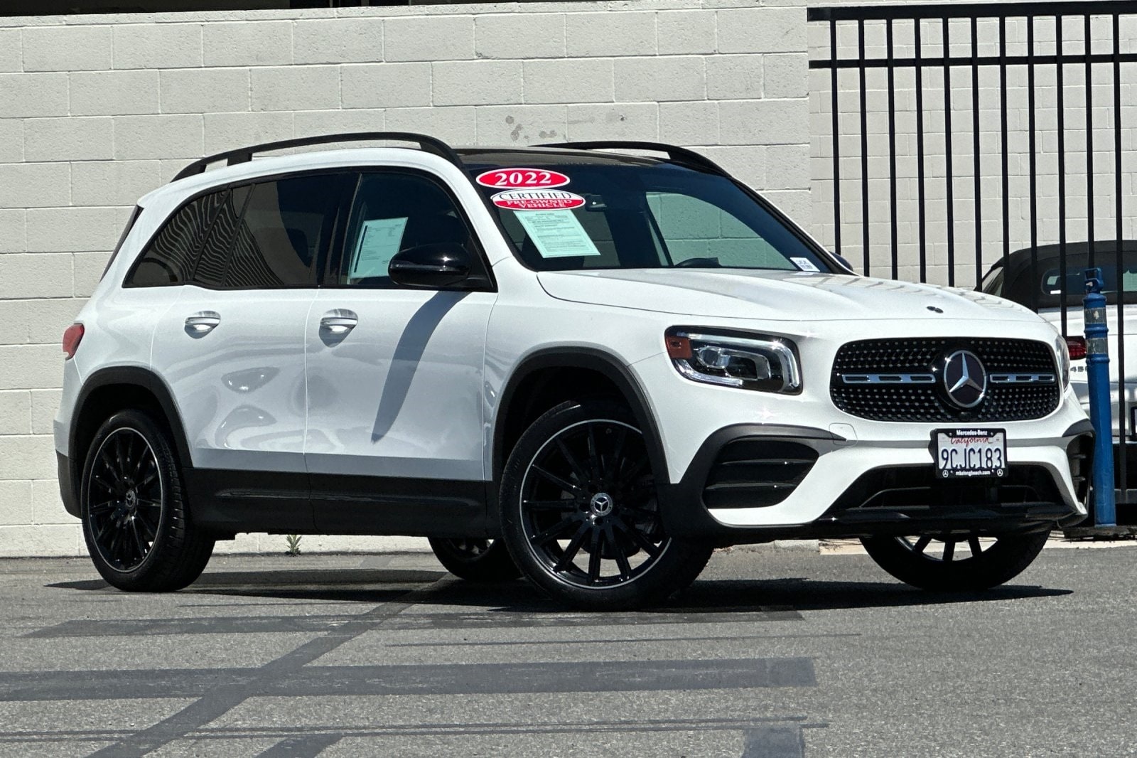 Certified 2022 Mercedes-Benz GLB Base with VIN W1N4M4GB9NW233893 for sale in Signal Hill, CA