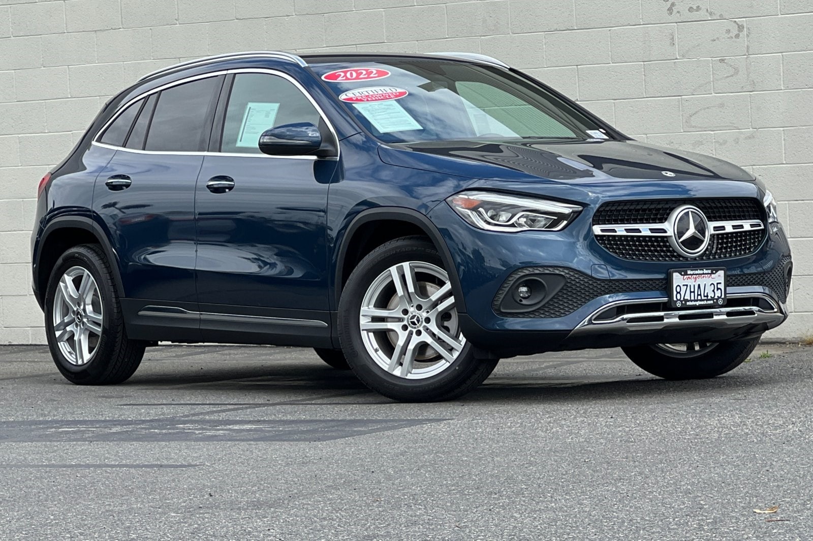 Certified 2022 Mercedes-Benz GLA GLA250 with VIN W1N4N4HB4NJ340357 for sale in Signal Hill, CA