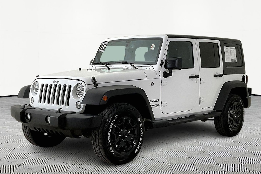 Used 2018 Jeep Wrangler JK Unlimited Sport S SUV