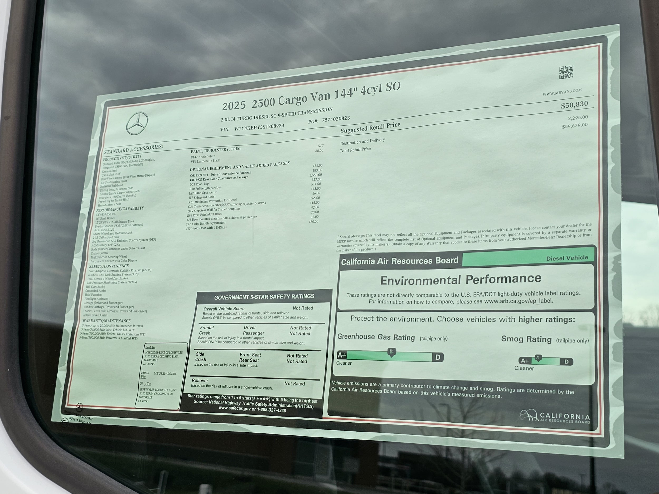 2025 Mercedes-Benz Sprinter Cargo Van Base - Photo 28