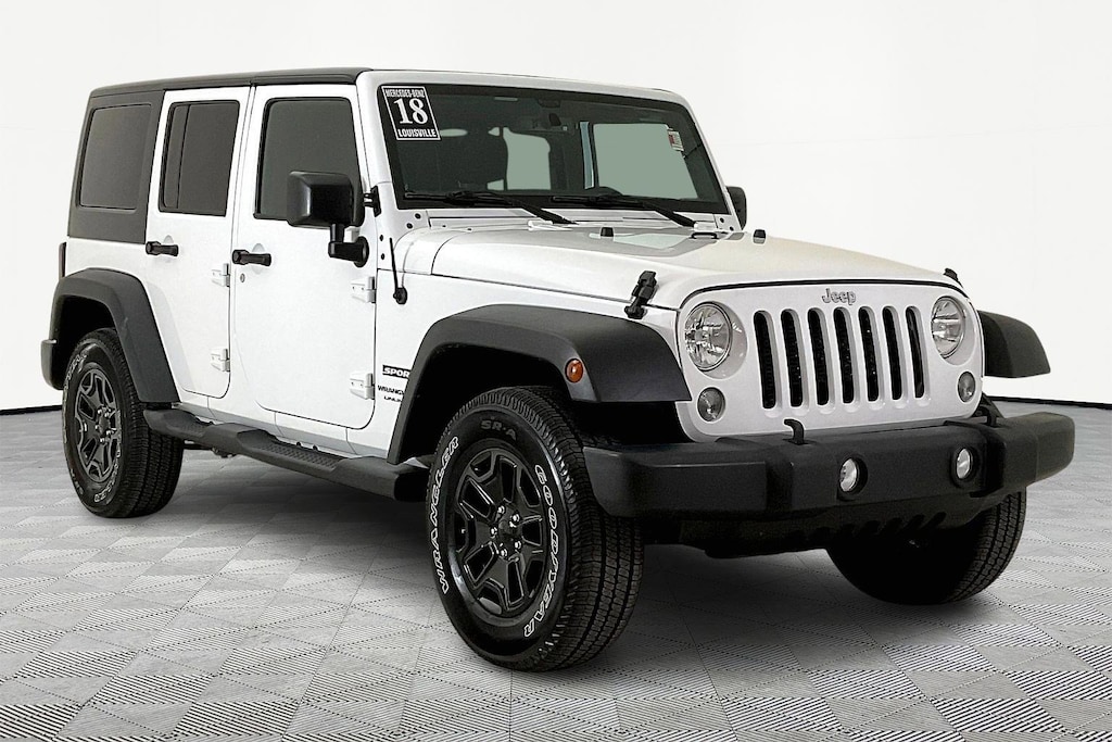 Used 2018 Jeep Wrangler JK Unlimited Sport S SUV