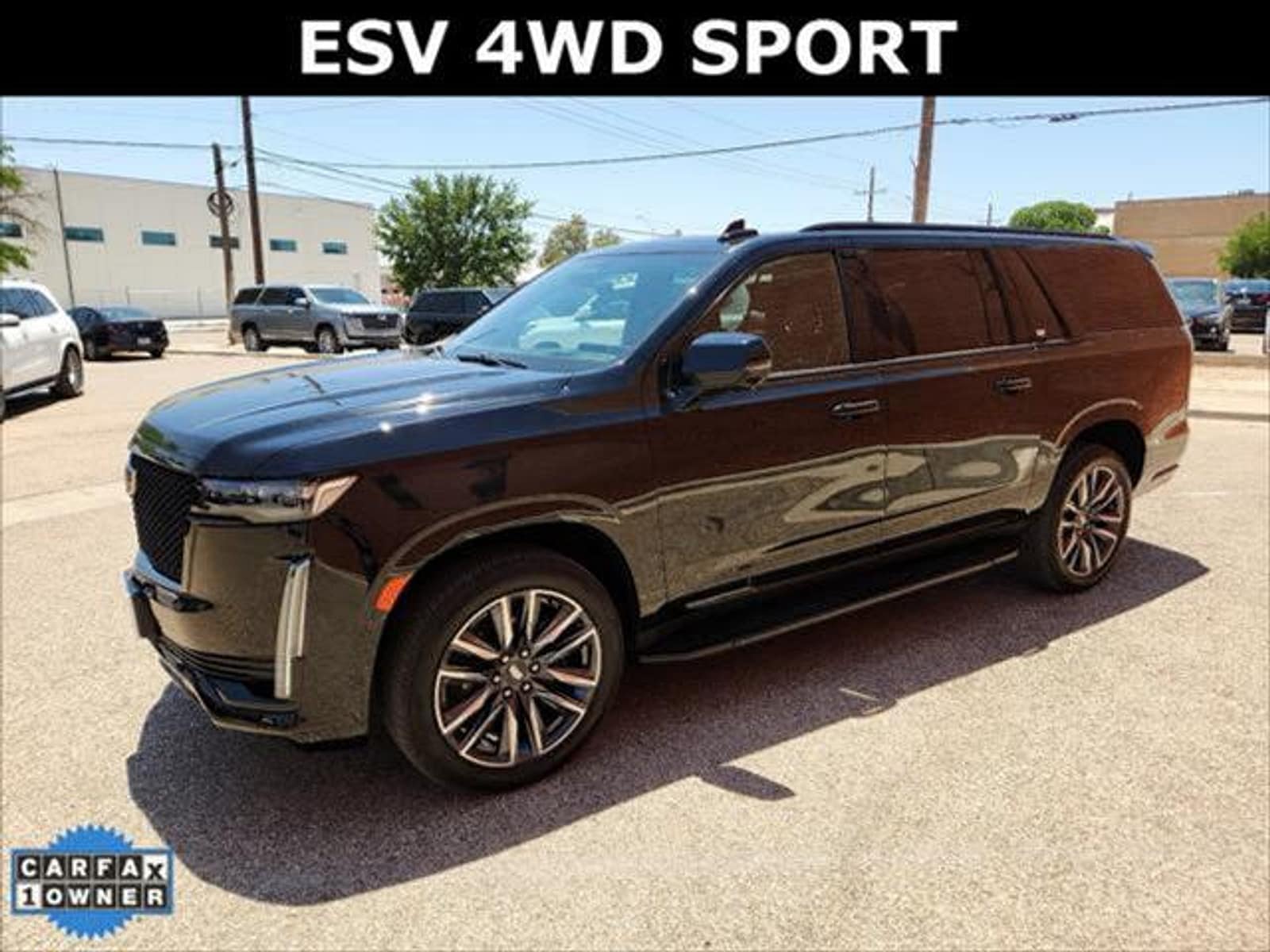 Used 2023 Cadillac Escalade ESV Sport with VIN 1GYS4NKL0PR335812 for sale in Lubbock, TX