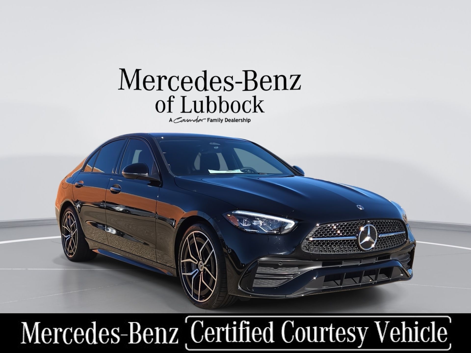 Black 2026 Mercedes-Benz C-Class Sedan Rear-Wheel Drive 9-Speed Automatic