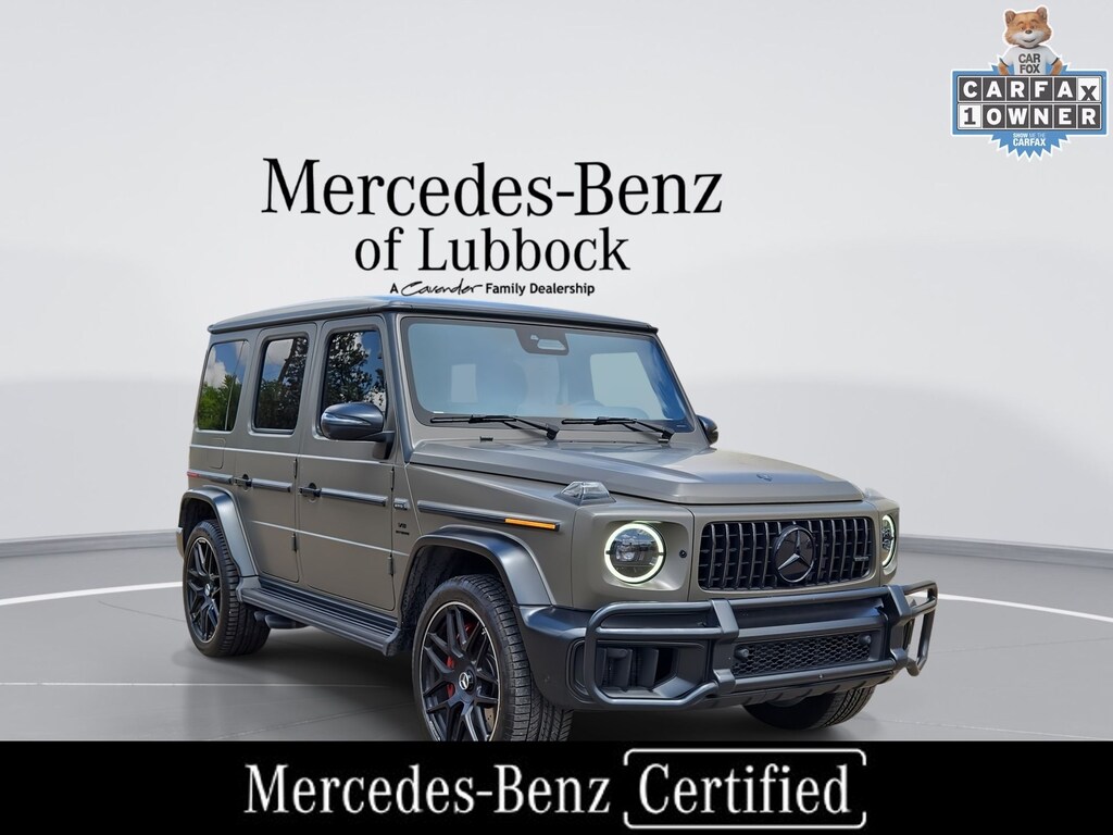 Certified 2025 Mercedes-Benz AMG G 63 G 63 AMG® 4MATIC® SUV