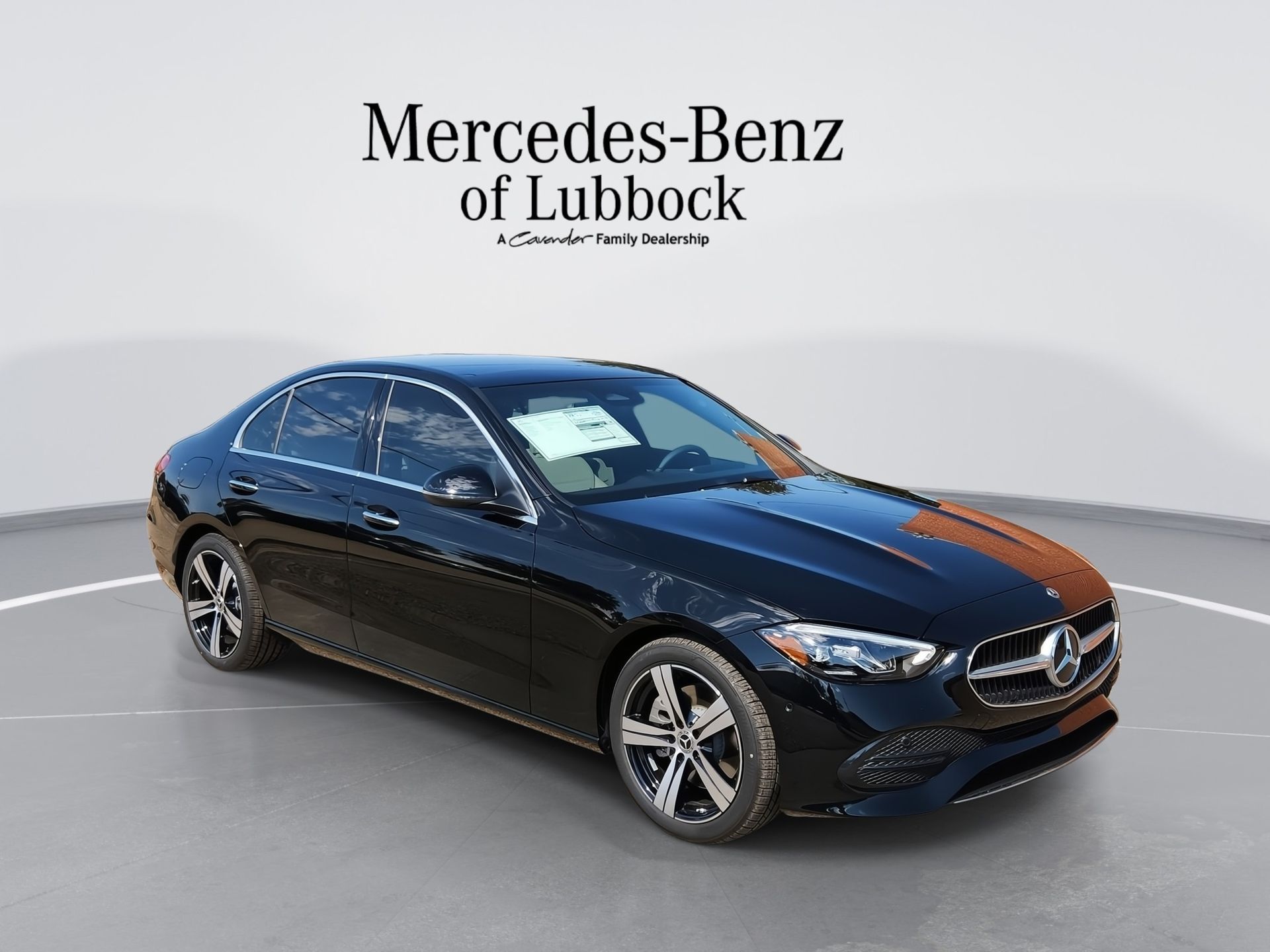 Black 2025 Mercedes-Benz C-Class C 300 RWD Sedan Rear-Wheel Drive 9-Speed Automatic