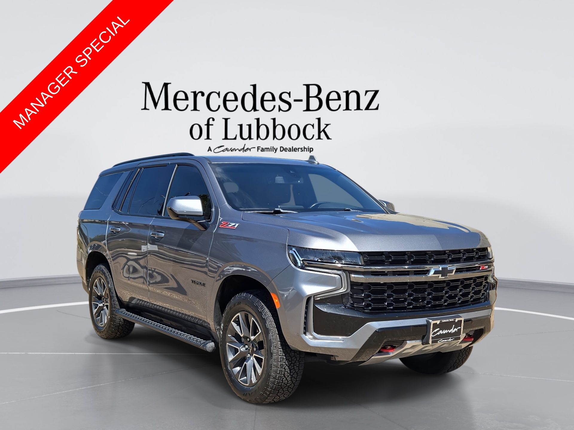 Gray (Satin Steel) 2021 Chevrolet Tahoe SUV / Crossover Four-Wheel Drive 10-Speed Automatic