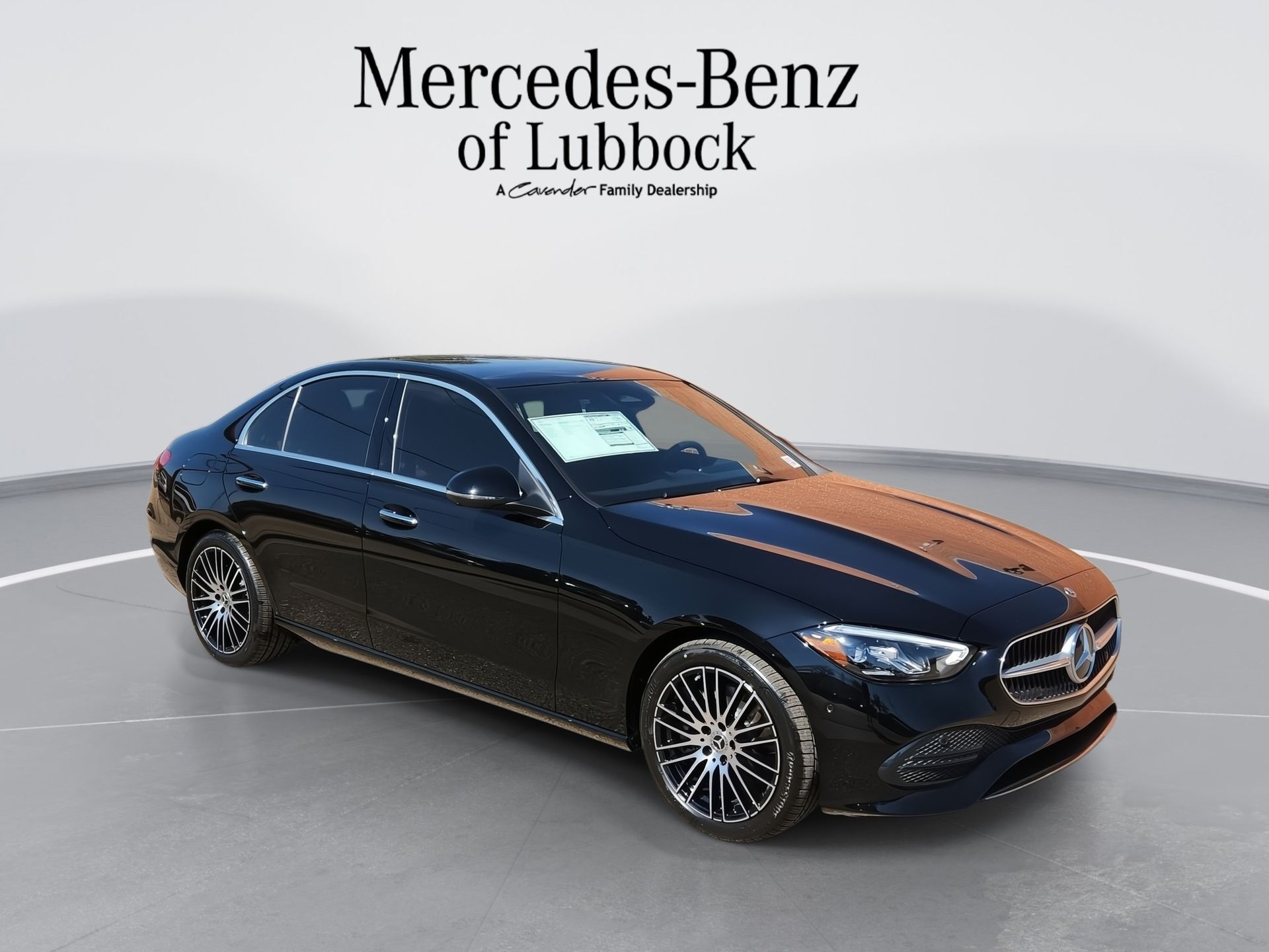 Black 2025 Mercedes-Benz C-Class C 300 RWD Sedan Rear-Wheel Drive 9-Speed Automatic