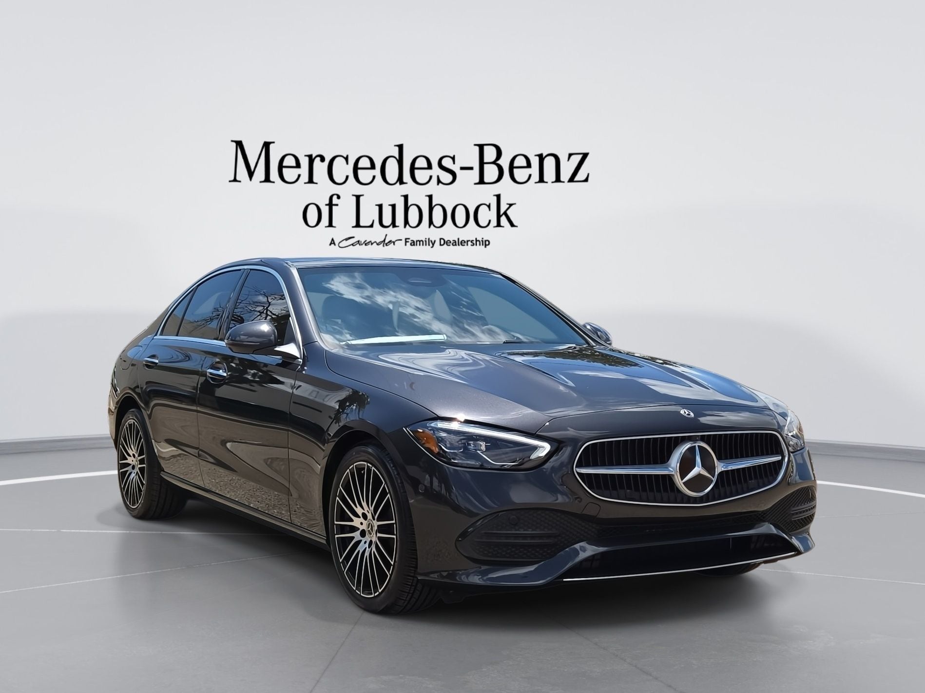 Gray (Graphite Grey Metallic) 2025 Mercedes-Benz C-Class C 300 4MATIC Sedan All-Wheel Drive 9-Speed Automatic