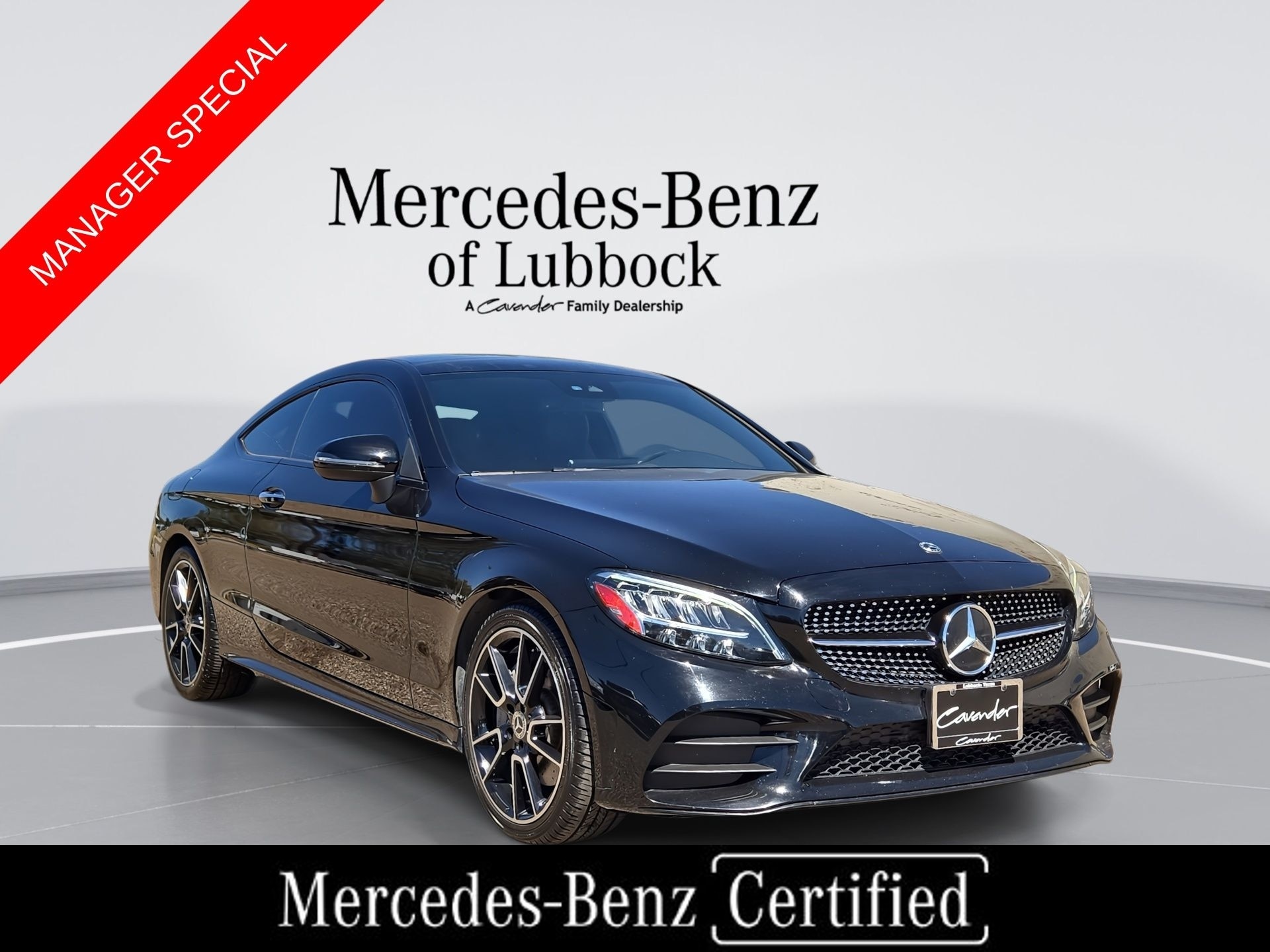 Black 2023 Mercedes-Benz C-Class Sedan Rear-Wheel Drive 9-Speed Automatic