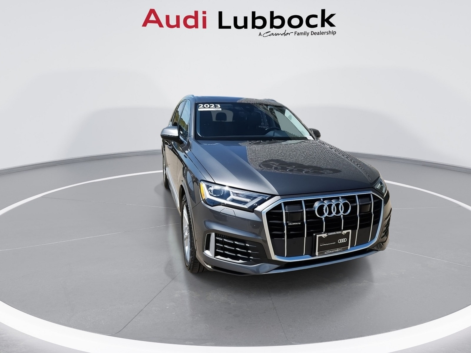 Used 2023 Audi Q7 Premium Plus with VIN WA1LXBF71PD009411 for sale in Lubbock, TX