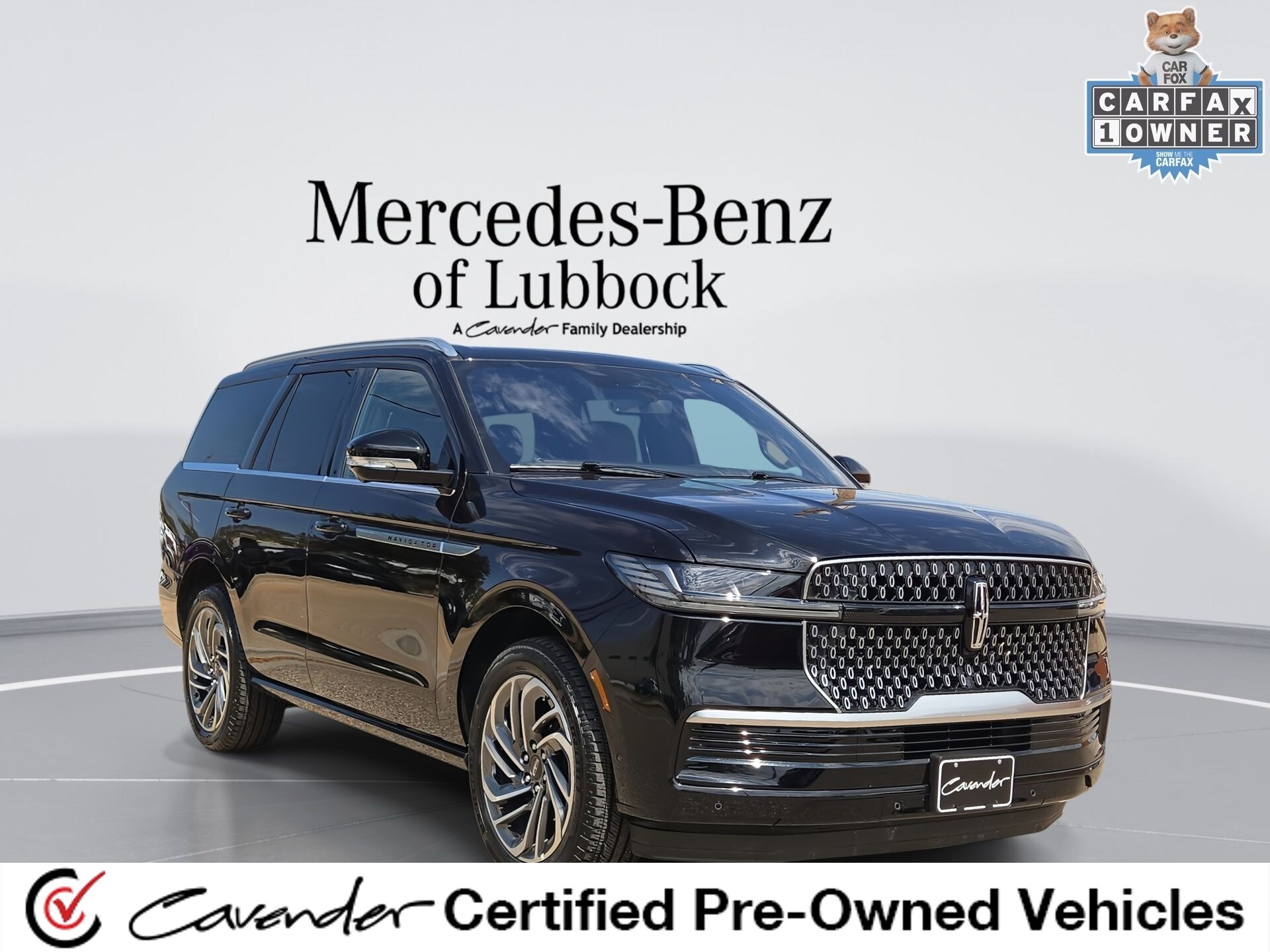 Infinite Black 2025 Lincoln Navigator SUV / Crossover Four-Wheel Drive Automatic