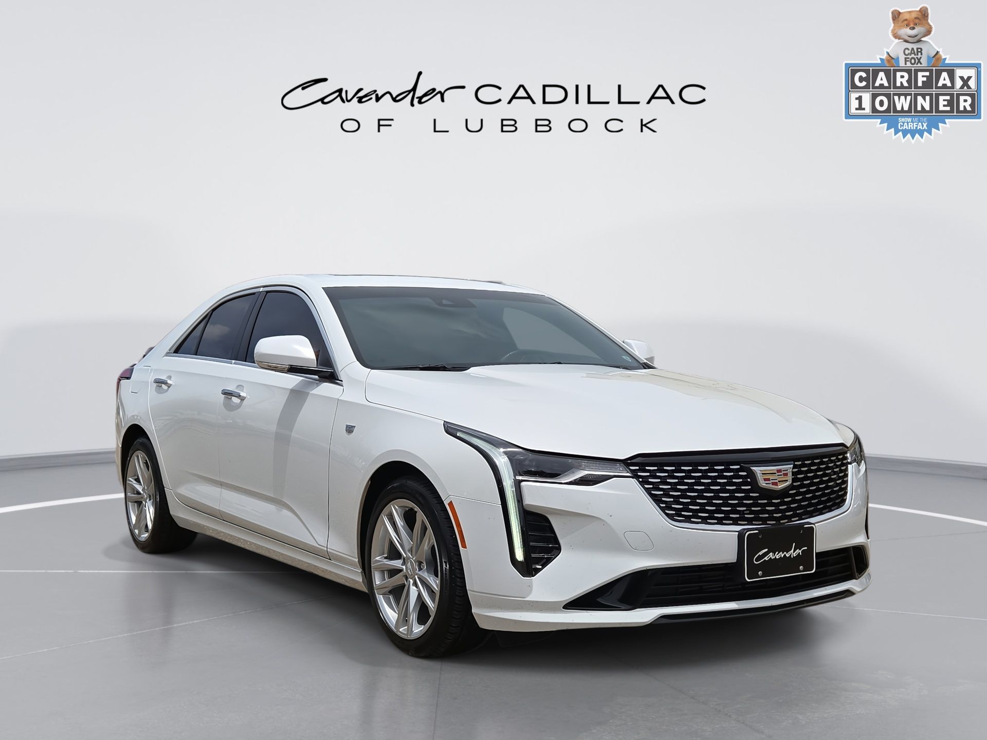 Summit White 2025 Cadillac CT4 Luxury RWD Sedan Rear-Wheel Drive 8-Speed Automatic